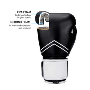 Guantes de boxeo de piel de vaca hechos a mano guantes deportivos con logotipo personalizado para entrenamiento de kick boxing y fitness - Product Image 4