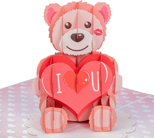 Thiệp chúc mừng ngày lễ tình nhân 3D bằng giấy tôi yêu bạn ngày lễ tình nhân - Product Image 6