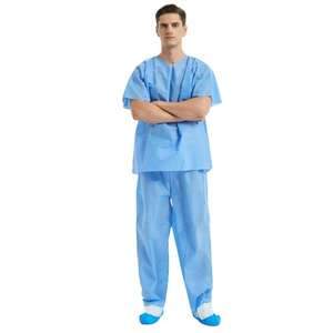 Couleur personnalisée non tissé uniforme Scrub Suit demi-manches Scrub Suit - Product Image 6