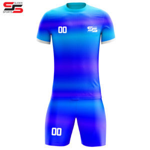 Wholesale New <b>Mesh</b> Breathable Sportswear Soccer Suits Custom Printing Logo Name Number Men's Soccer Jersey Football Shirt - Product Image 3