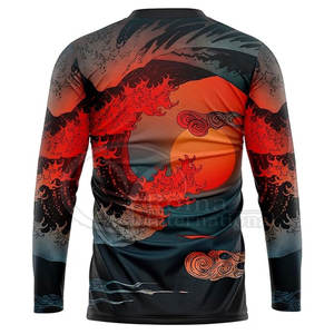 Jersey de Ciclismo MTB de Diseño Personalizado, Ropa de Ciclismo con Impresión por Sublimación, Jersey MTB Sublimado Personalizado Directo de Fábrica - Product Image 2