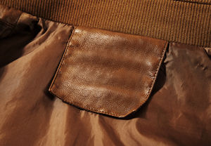 Chaqueta de Cuero Estilo Vintage para Hombre, Ligera, Antiarrugas, Fácil de Usar - Product Image 2