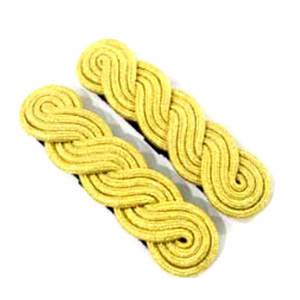 Custom Corded Embroidered <b>Beads</b> Fabric Shoulder <b>Boards</b> Supplier | Security Epaulettes - Product Image 1