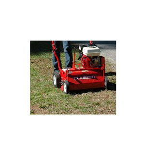 Dethatcher con sembradora, herramienta agrícola duradera construida para una aireación efectiva del suelo, eliminación de paja e incluso uso de distribución de semillas - Product Image 3