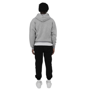 Sweat à capuche zippé pour homme, personnalisé, avec cagoule intégrale zippée, sweats à capuche thermiques pour homme, 100% coton - Product Image 2