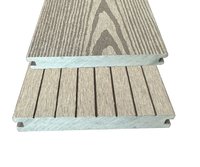WPC Revêtement de sol en plastique Composite Decking Board Outdoor WPC Hollow Wood Decking 140*22mm Facile à assembler Respectueux de l'environnement