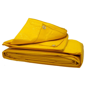 Bâche en polyester jaune imperméable, haute résistance, protection extérieure - Product Image 2