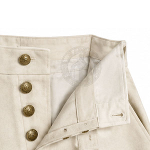 Reproduction de pantalon de guerre napoléonien, design de style historique avec surpiqûres détaillées, coupe confortable pour un usage quotidien, pantalon napoléonien. - Product Image 5