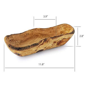 Haute qualité nouveauté mangue en bois taille personnalisée bol à pâte en bois écorce bord pâte bol naturel fini pour la cuisine utiliser bol - Product Image 2