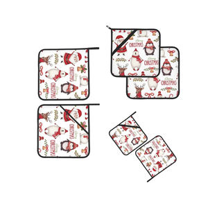 Exportateur indien 100% Coton Impression Personnalisée Sublimation Cuisine Porte-Marmite avec Logo Personnalisé - Product Image 6