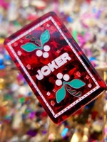 Tuiles de Mahjong de style premium à motif rouge avec motifs floraux pour cadeaux festifs, présentoirs de boutique et jeux sociaux