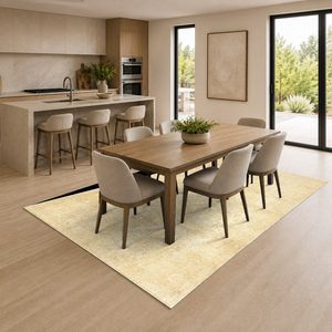 <b>RUGS</b> DEPOT LXDP-0162 Wholesale Beige Brown Modern Abstract Digital Printed Machine Washable Chenille Area <b>Rug</b> <b>Non</b> <b>Slip</b> - Product Image 4