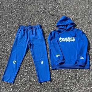 Conjuntos Deportivos Unisex 100% Algodón, Conjuntos de Entrenamiento, Sudaderas con Capucha y Pantalones Deportivos Ajustados con Logotipo Personalizado Estampado - Product Image 6