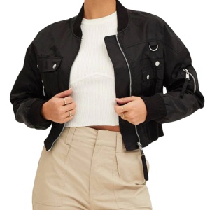 2025 nuevo precio al por mayor chaquetas de bombardero para mujer/peso ligero nuevo estilo chaquetas de bombardero para mujer para adultos ropa de calle de alta calidad - Product Image 1