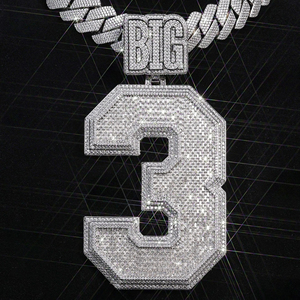 Bijoux Hip Hop de luxe, style Rock, sertis de moissanite VVS taille ronde, pendentif numéro et lettre personnalisée, en argent sterling 925, avec design de lettre et bélière - Product Image 1