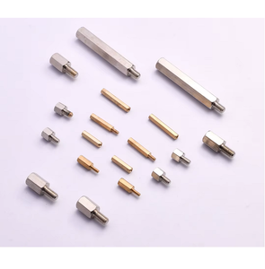 ชุดสเปเซอร์สแตนเลสเกรดอุตสาหกรรมและทองเหลือง ผลิตด้วยเครื่อง CNC ด้วยกระบวนการบรอชชิ่ง สำหรับการติดตั้งอุปกรณ์ PCB - Product Image 2