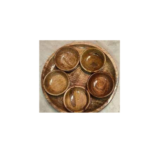 Vente en gros de service de table en bois naturel, saladier en bois de Fruits et produit artisanal Offre Spéciale de taille personnalisée - Product Image 5