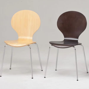 Sillas de comedor modernas de madera maciza, muebles para el hogar apilables para uso en la cocina CHAO CHING AB-027 - Product Image 1