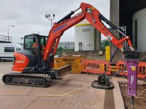 Mini-excavatrice d'occasion KUBOTA U55 d'origine japonaise, 5 tonnes, prix avantageux - Product Image 3