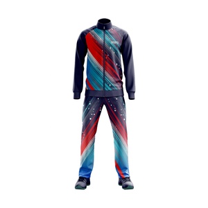 Conjunto Deportivo Unisex con Capucha, Diseño Personalizado, 100% Poliéster, Cómodo, Parte Superior e Inferior, Cierre de Cremallera, Secado Rápido, Resistente al Viento para Invierno - Product Image 3