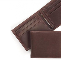 Dompet Kulit Asli Desain Ramping Gaya Maroko Chic Buatan Tangan untuk Pria, Dompet Koin Lucu, Tersedia OEM, Warna Dapat Disesuaikan