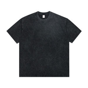 Camisetas Extra Grandes para Hombre, Personalizables, 280 g/m², 100% Algodón, Lavadas con Ácido, Fabricantes de Camisetas Lisas Personalizadas para Hombre - Product Image 2