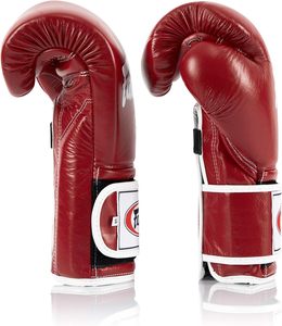 Gants de boxe professionnels en cuir avec fermeture auto-agrippante pour l'entraînement, le Muay Thai, le kickboxing, les mitaines de sparring, assortiment de couleurs - Product Image 4