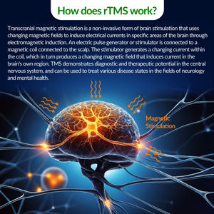 Máquina de Estimulación Magnética Transcraneal (EMT) ZJZK para el Tratamiento de la Pérdida de Memoria y la Mejora del Enfoque Cerebral - Product Image 2