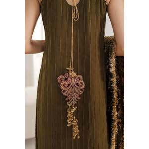 Ensemble femme en mousseline brodée CH10-06 Cousu - Product Image 6