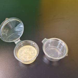 Idées de nouveaux produits OEM personnalisés 2026 Fabricant de gobelets à sauce en plastique PET 2 oz 60 ml jetables à emporter avec couvercle à charnière - Product Image 4