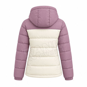 Eco Friendly <b>Women</b> Puffer <b>Jacket</b> Breathable <b>Lightweight</b> Material Low MOQ Warm Winter Outerwear - Product Image 3