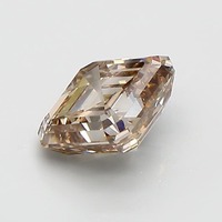 Diamant de laboratoire émeraude 2,01 ct brun clair VS1 Diamant personnalisé