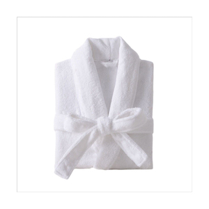 2022 de lujo y muy suave de calidad Premium para mujer, albornoz largo de lana, albornoz de algodón 100% Terry, albornoz de Hotel - Product Image 6