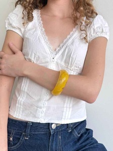 Resin Bangles & Bracelets for Women New Collection Angel Style Jewelry for Parties and Weddings High Quality - Product Image 3