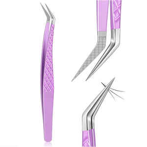 Pince à cils pour extension de cils Fiber Tip Volume Extensions de cils Pince à épiler - Product Image 1