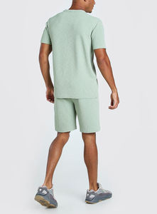 Conjunto informal de dos piezas para hombre, ropa de calle, Pantalones cortos personalizados de verano, chándal deportivo para hombre, Conjunto de camiseta y pantalones cortos - Product Image 2