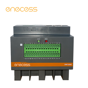 Medidor de CC para Cadenas de Paneles Fotovoltaicos | Analizador de Energía Solar DC para Sistemas Solares | Alta Precisión de 5 ppm | 0-2000V/0-30A | 16 Canales de Temperatura | Montaje DIN | Modbus - Product Image 1