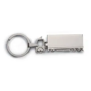 Porte-clés en métal personnalisé pour camions, gadgets promotionnels pour voitures et camions, mousqueton pour activités de plein air - Product Image 1