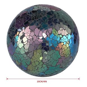 Bolas decorativas navideñas de vidrio de mosaico hecho a mano de bajo precio para decoración del hogar y adorno de árbol de vacaciones a bajo precio - Product Image 5