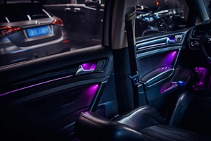 Kit di Illuminazione Ambientale ICarsin per Interni Auto con Guida a Destra/Sinistra per <span class=keywords><strong>Volkswagen</strong></span> VW <span class=keywords><strong>Golf</strong></span> <span class=keywords><strong>R</strong></span> Mk7 2014-2020, Accessori di Finitura e Decorazione - Product Image 3