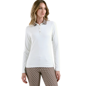 Camisetas de manga corta para mujer, Polo de golf con logotipo personalizado, ropa deportiva de punto transpirable de secado rápido para golf y deportes al aire libre - Product Image 1