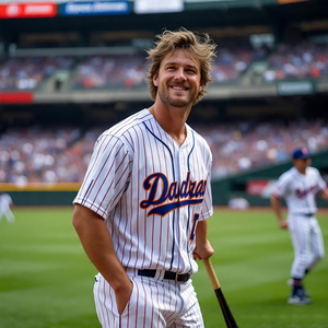 เสื้อเจอร์ซีย์ใส่เล่นเบสบอลกระดุมเต็มหน้าเสื้อยืดลำลองสำหรับผู้ชายเสื้อเบสบอลลายทางที่กำหนดเอง - Product Image 5