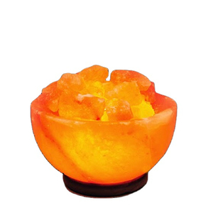 Charger USB Natural <b>Crafts</b> Fire Bowl Lucky Lamp From Pakistan Pink Stone Manufacture Price <b>Wooden</b> Base Himalayan Salt Lamps - Product Image 3