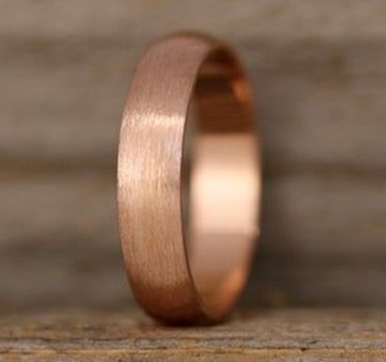 Handcrafted Copper Ring for Men Women Adjustable Stylish Lightweight Jewelry