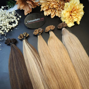 2025 meilleure qualité en gros Extensions de cheveux humains vierges vietnamiens pointe plate droite pleine cuticule de haute qualité - Product Image 1