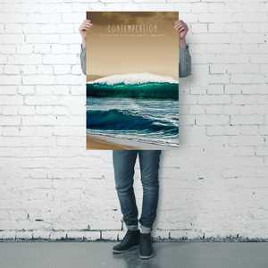 โปสเตอร์ทะเลแห่งการไตร่ตรองสำหรับตกแต่งผนัง - Product Image 5