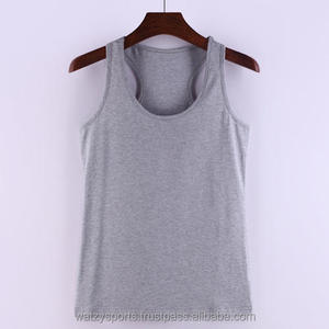 OEM Wholesale Custom Logo Women's tank <b>Tops</b> Singlet 95% Cotton Casual Tank <b>Top</b> Logo Design Gym Fitness Singlets - Product Image 6