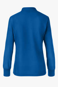 Veste de gommage médicale à glissière complète pour femme avec poches haut uniforme d'allaitement à manches longues - Product Image 2