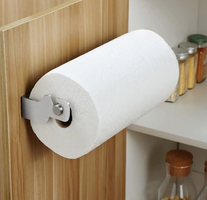 ที่แขวนผ้ากระดาษสแตนเลสอเนกประสงค์พับได้สำหรับห้องน้ำโรงแรมสไตล์ยุโรป - Product Image 4