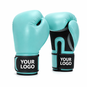 Custom Logo Boxing Gloves PU Leather Training & Sparring Gloves with <b>Velcro</b> Wrist Support OEM Wholesale - Product Image 1